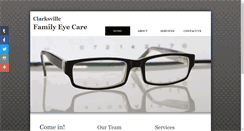 Desktop Screenshot of clarksvillefamilyeyecare.com